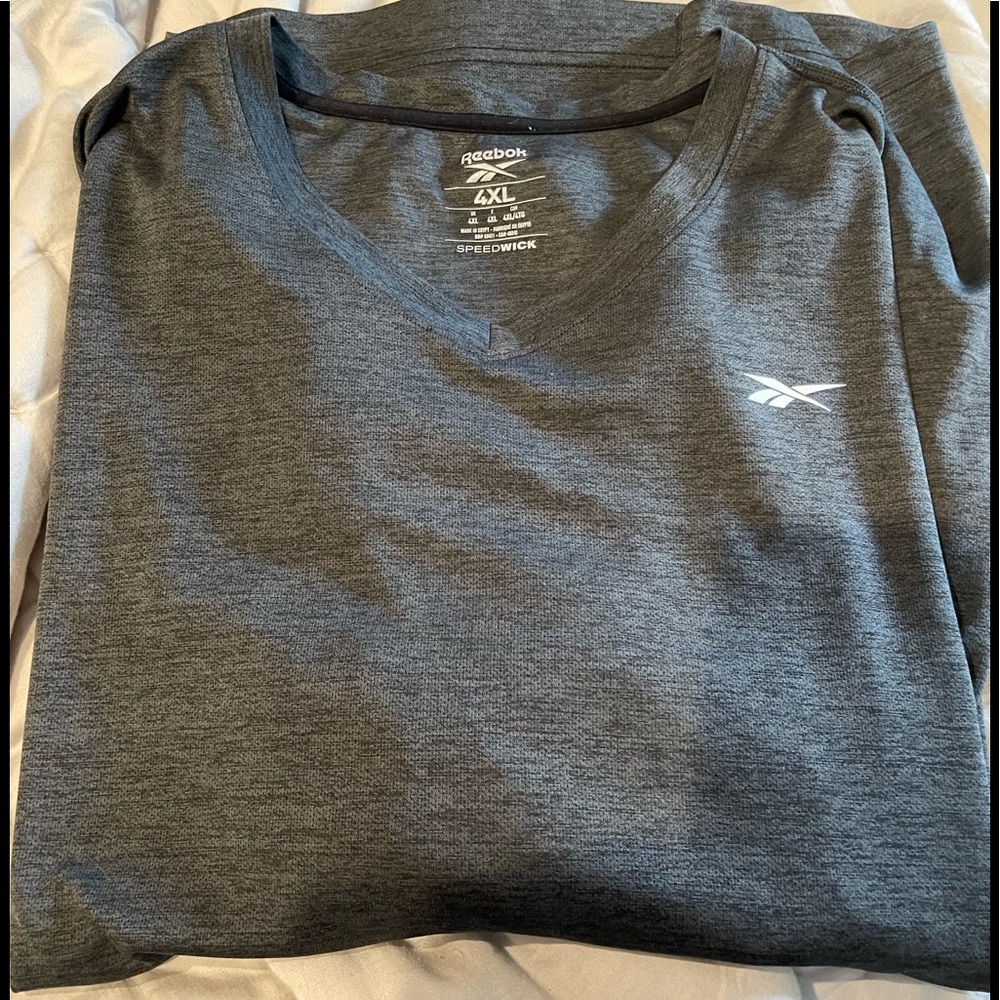 Reebok speedwick V neck work out tops